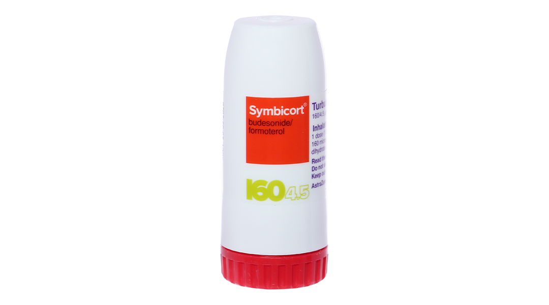 Bột hít phân liều Symbicort Turbuhaler 160/4.5mcg trị hen suyễn