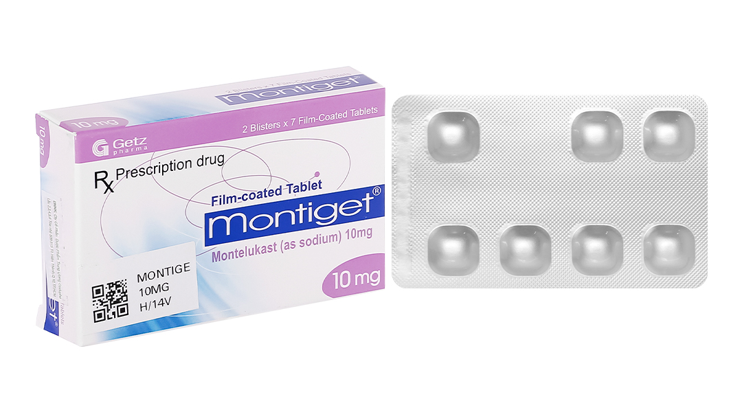 Montiget 10mg phòng và trị hen suyễn