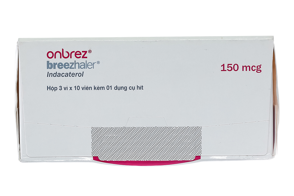 Bột hít Onbrez Breezhaler 150mcg trị tắc nghẽn phổi mãn tính