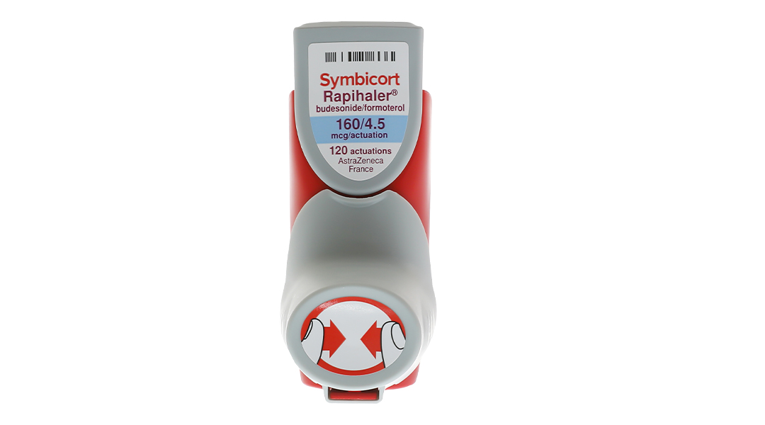 Hỗn dịch xịt Symbicort Rapihaler 160/4.5mcg trị hen suyễn