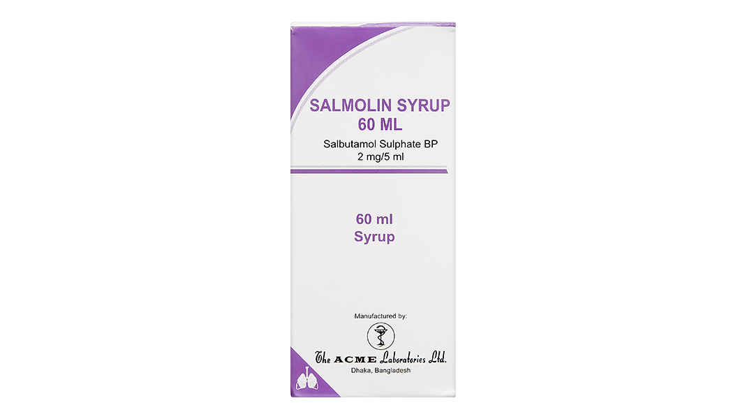 Salmolin Syrup 2mg/5ml trị bệnh hen, co thắt phế quản