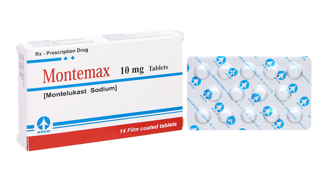 Montemax 10mg Tablets trị hen phế quản mãn tính
