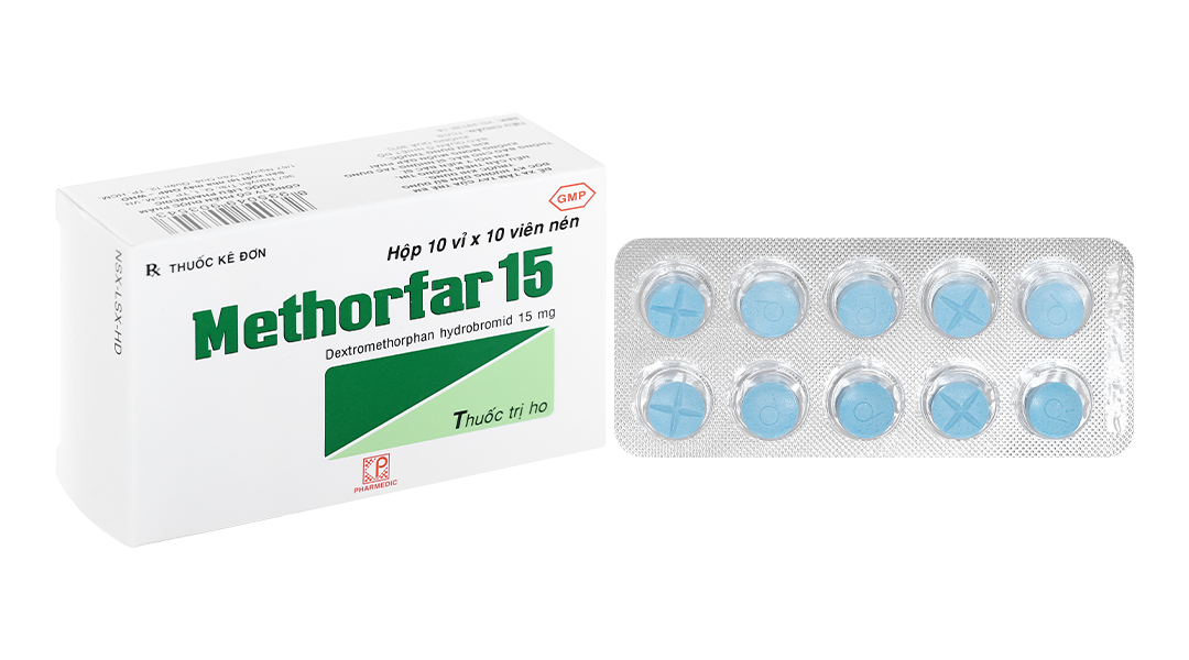Methorfar 15 trị ho khan, ho do kích ứng