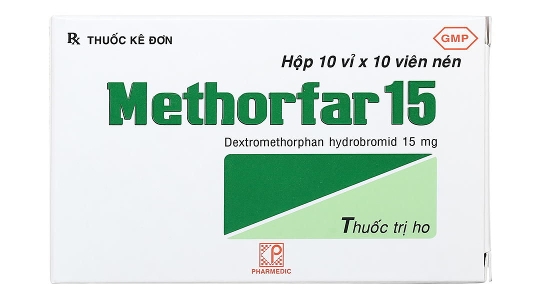 Methorfar 15 trị ho khan, ho do kích ứng