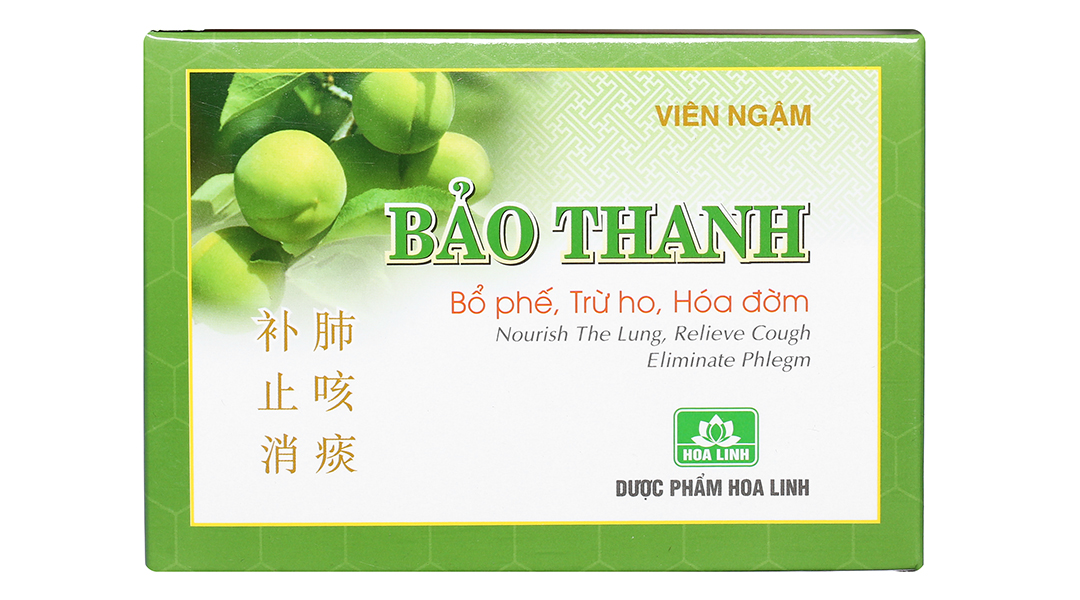 Viên ngậm Bảo Thanh trị ho, bổ phế