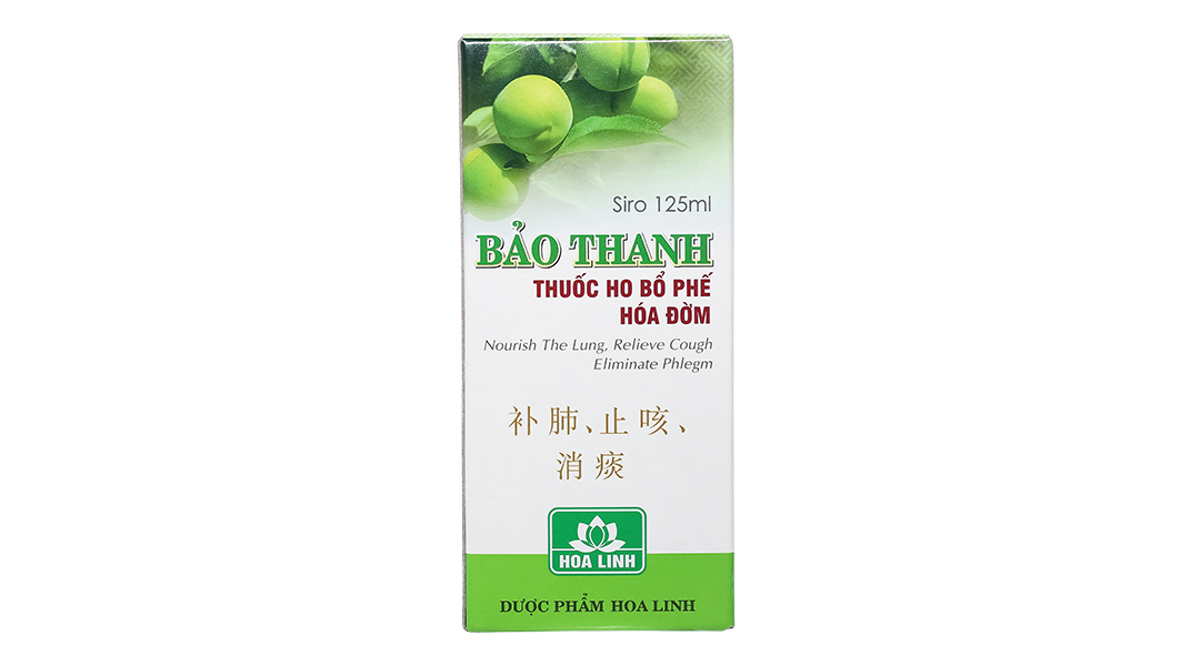 Siro Bảo Thanh trị ho, bổ phế