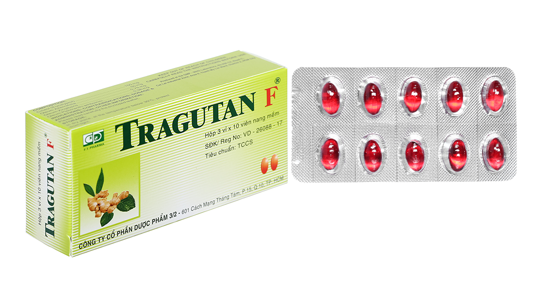 Tragutan F trị ho do dị ứng, sát khuẩn hô hấp