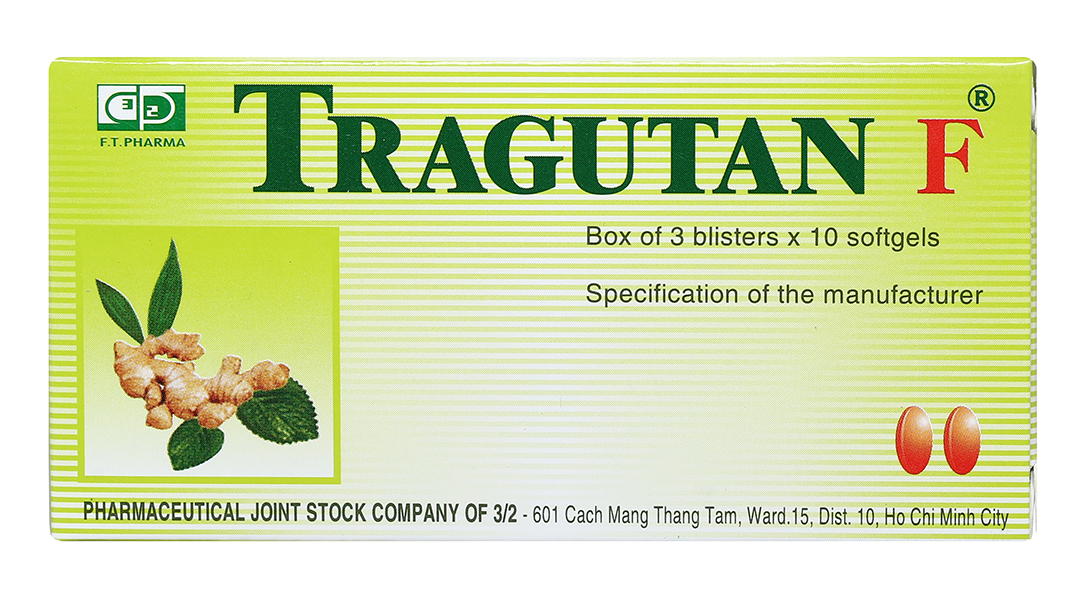 Tragutan F trị ho do dị ứng, sát khuẩn hô hấp