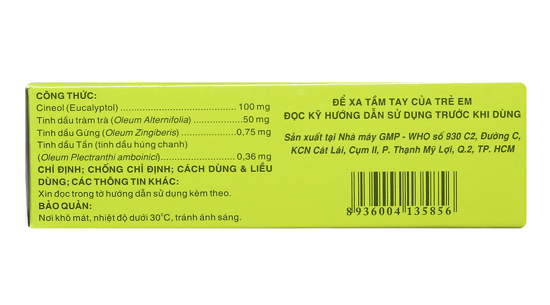 Tragutan F trị ho do dị ứng, sát khuẩn hô hấp