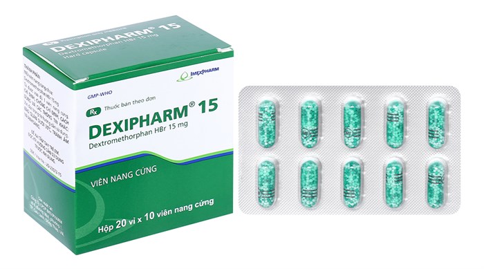 Thuốc giảm ho pms - Dexipharm 15mg vỉ 200 viên