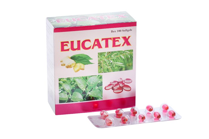 Eucatex hồng hộp 100 viên