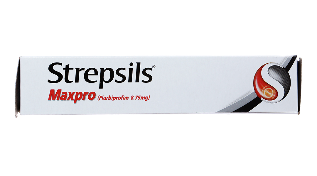 Viên ngậm Strepsils Maxpro mật ong & chanh giảm đau họng, chống viêm