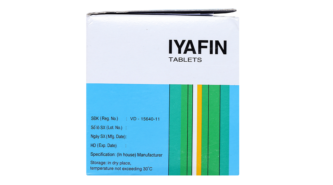 Iyafin giảm ho, tan đàm trong bệnh lý hô hấp