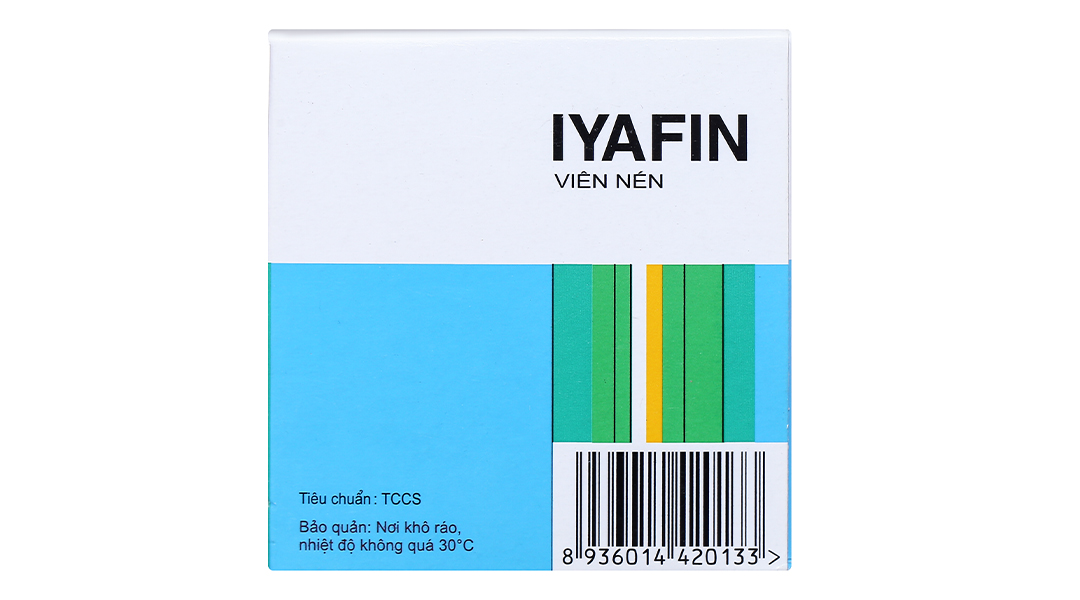 Iyafin giảm ho, tan đàm trong bệnh lý hô hấp