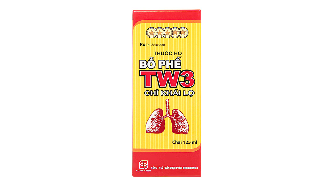 Siro Bổ Phế TW3 Chỉ Khái Lộ trị ho, tiêu đờm