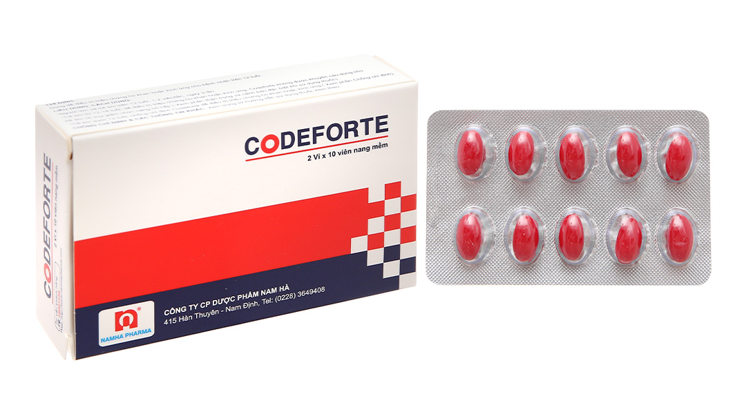 Codeforte trị ho khan, ho do kích ứng