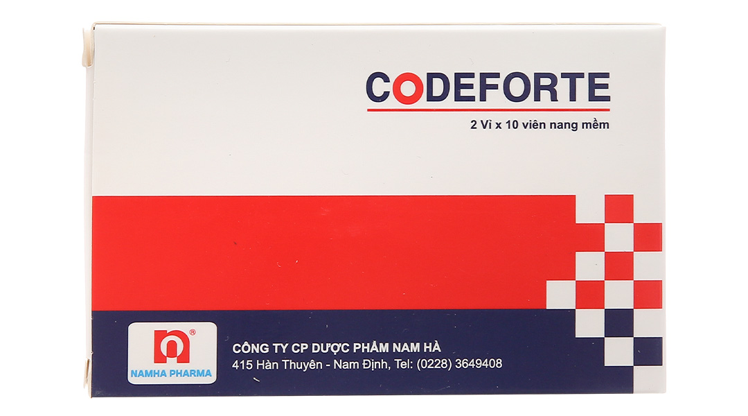 Codeforte trị ho khan, ho do kích ứng