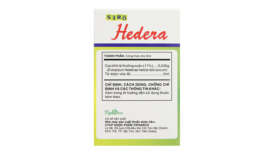 Sirô Hedera trị triệu chứng viêm phế quản, viêm đường hô hấp kèm ho
