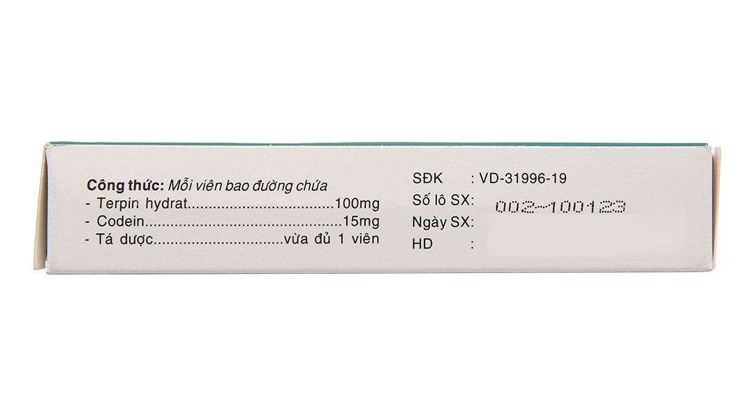 Neotercod trị triệu chứng ho khan, ho do kích ứng