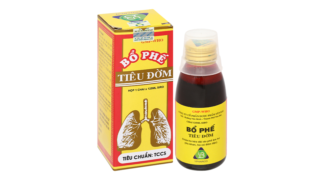 Siro Bổ Phế Tiêu Đờm Ypharco chữa ho kéo dài