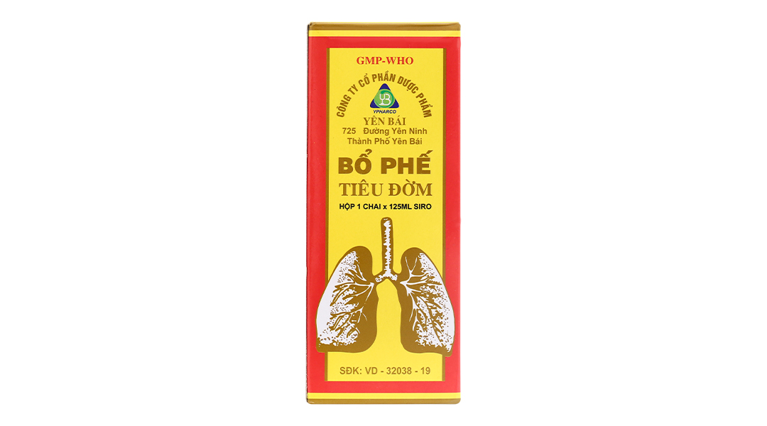Siro Bổ Phế Tiêu Đờm Ypharco chữa ho kéo dài
