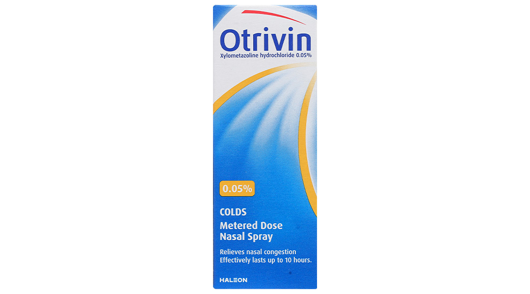 Dung dịch xịt mũi Otrivin 0.05% giảm triệu chứng nghẹt mũi, viêm mũi dị ứng
