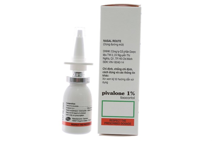 Thuốc Xịt Mũi Pivalone 1 Chai 10ml Nha Thuốc An Khang