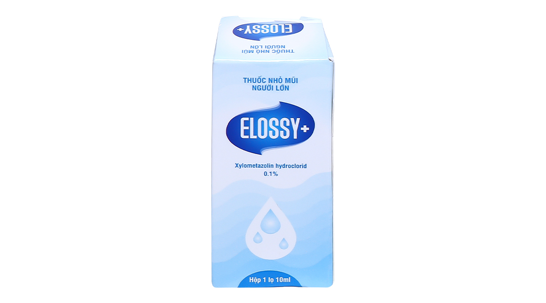 Thuốc nhỏ mũi Elossy+ 0.1% trị viêm xoang, viêm mũi