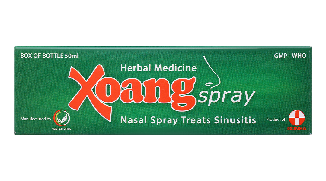 Thuốc xịt mũi Xoangspray trị viêm xoang, viêm mũi dị ứng