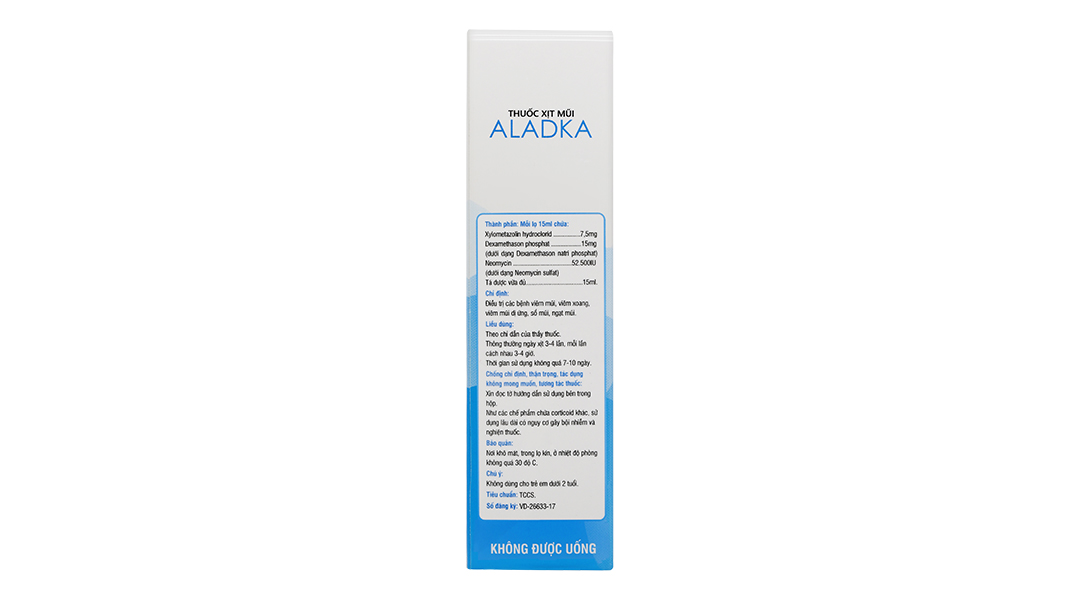 Thuốc xịt mũi Aladka trị viêm mũi, viêm xoang, viêm mũi dị ứng