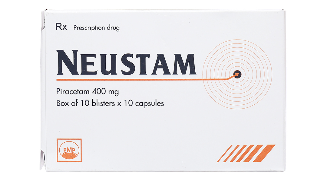 Neustam 400mg trị chóng mặt, giật rung cơ