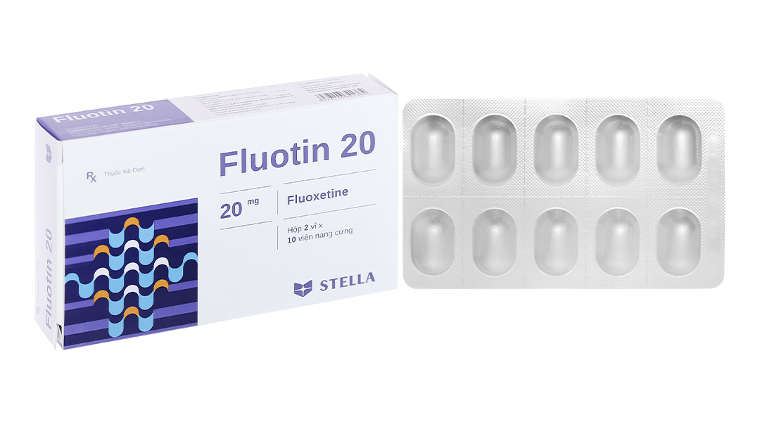 Fluotin 20 trị trầm cảm, rối loạn tiền kinh nguyệt