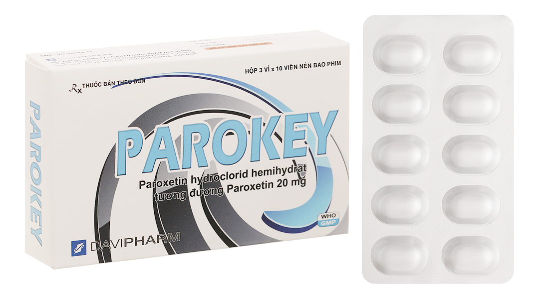 Parokey 20mg trị trầm cảm, rối loạn lo âu