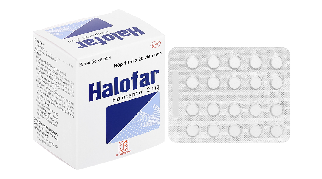 Halofar 2mg trị các biểu hiện rối loạn tâm thần