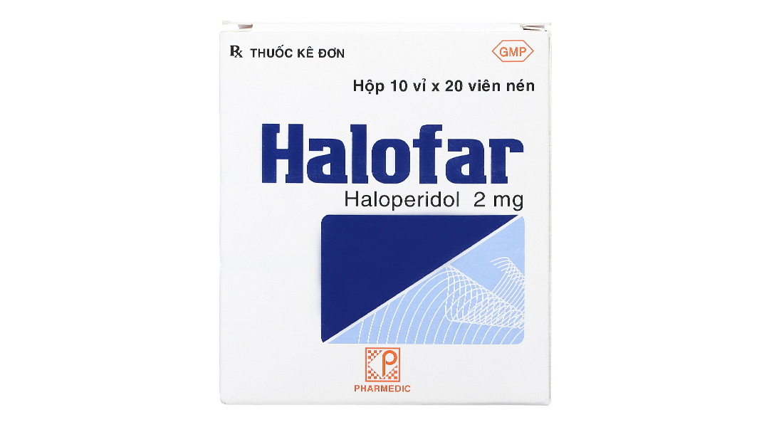 Halofar 2mg trị các biểu hiện rối loạn tâm thần