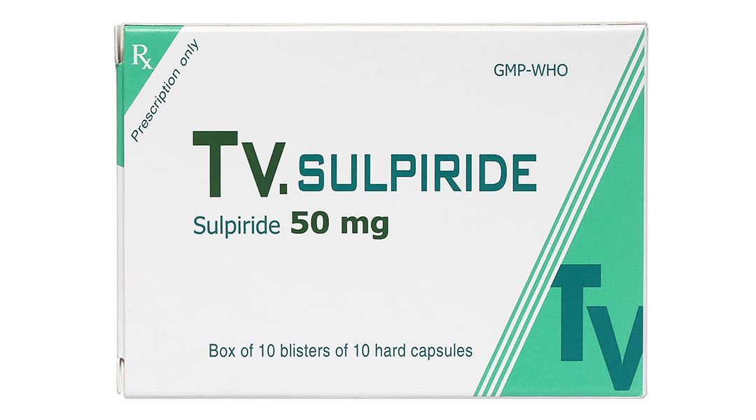 TV. Sulpiride 50mg trị chứng rối loạn tâm thần phân liệt