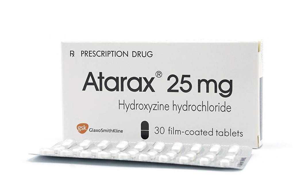 Atarax 25mg giảm lo âu, căng thẳng
