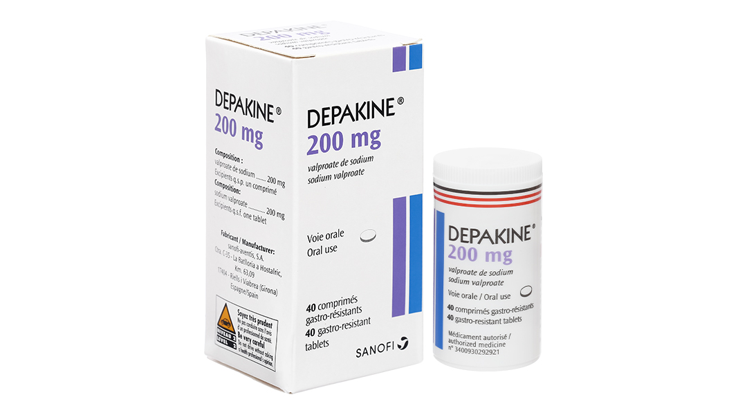Depakine 200mg trị động kinh, rối loạn lưỡng cực