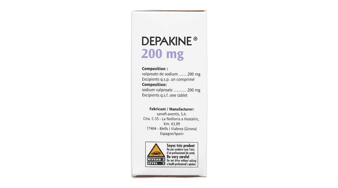 Depakine 200mg trị động kinh, rối loạn lưỡng cực