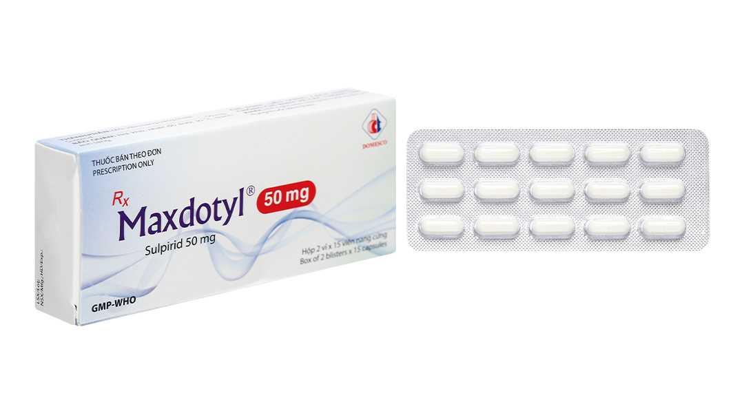 Maxdotyl 50mg trị rối loạn hành vi, rối loạn lo âu