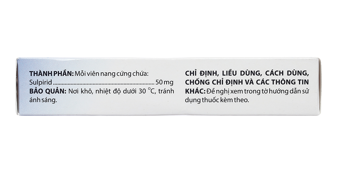 Maxdotyl 50mg trị rối loạn hành vi, rối loạn lo âu