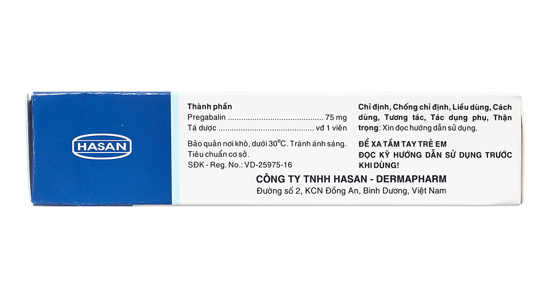 Premilin 75mg trị động kinh, đau dây thần kinh