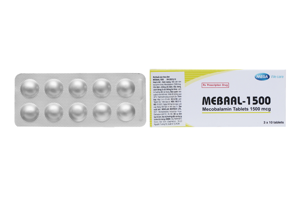 Mebaal 1500 trị bệnh lý thần kinh ngoại biên