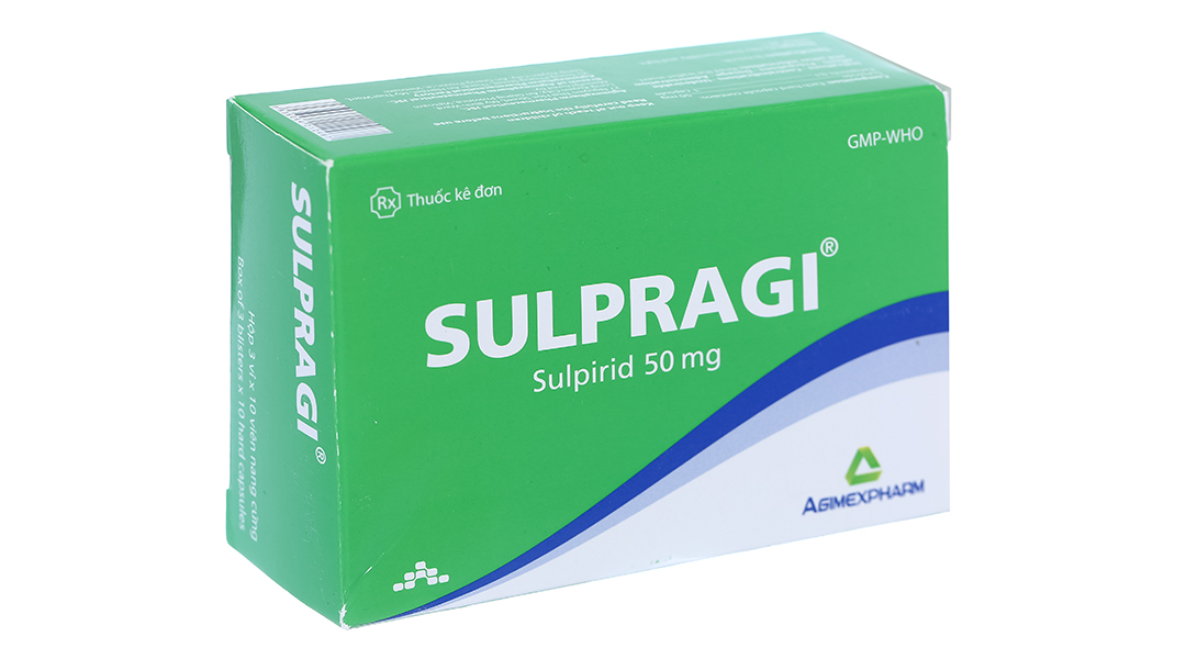 Sulpragi 50mg trị tâm thần phân liệt, rối loạn lo âu