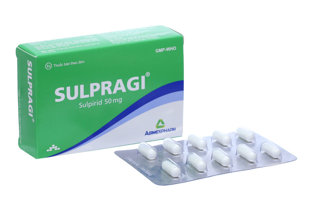 Sulpragi 50mg trị tâm thần phân liệt, rối loạn lo âu