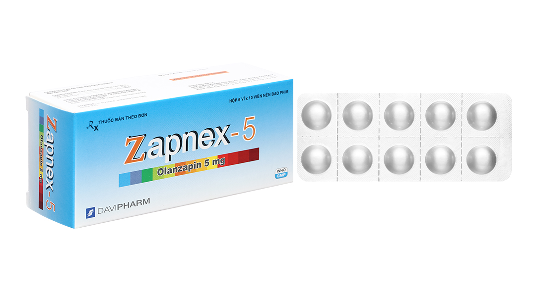 Zapnex-5 trị tâm thần phân liệt, rối loạn lưỡng cực