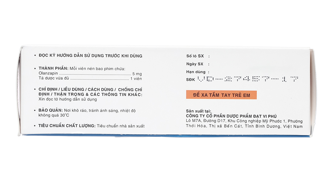 Zapnex-5 trị tâm thần phân liệt, rối loạn lưỡng cực
