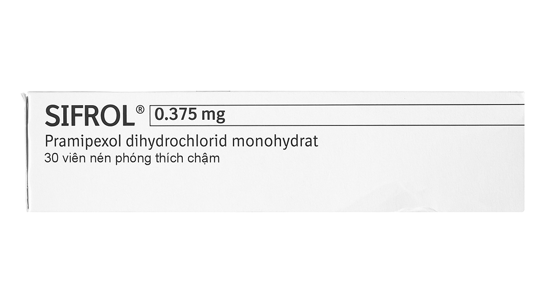 Sifrol 0.375mg trị các dấu hiệu và triệu chứng của bệnh Parkinson