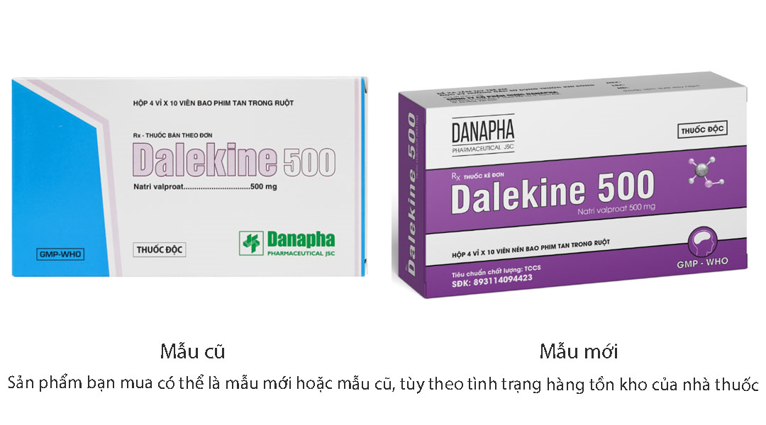 Dalekine 500 trị động kinh