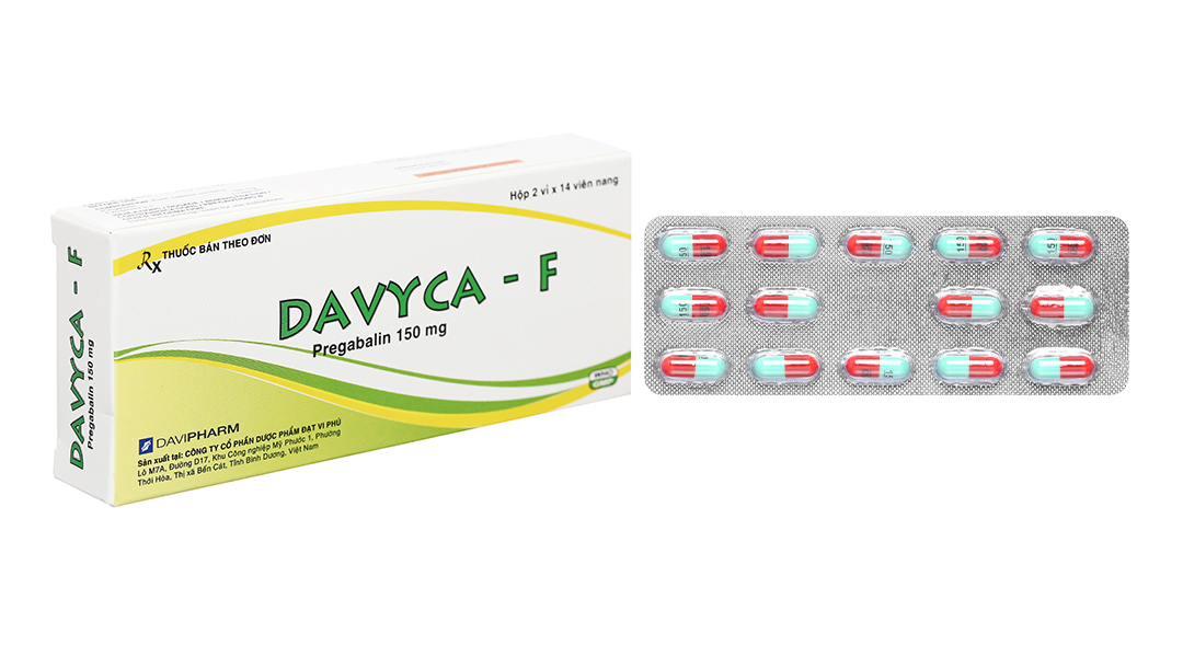 Davyca-F 150mg trị rối loạn lo âu lan tỏa